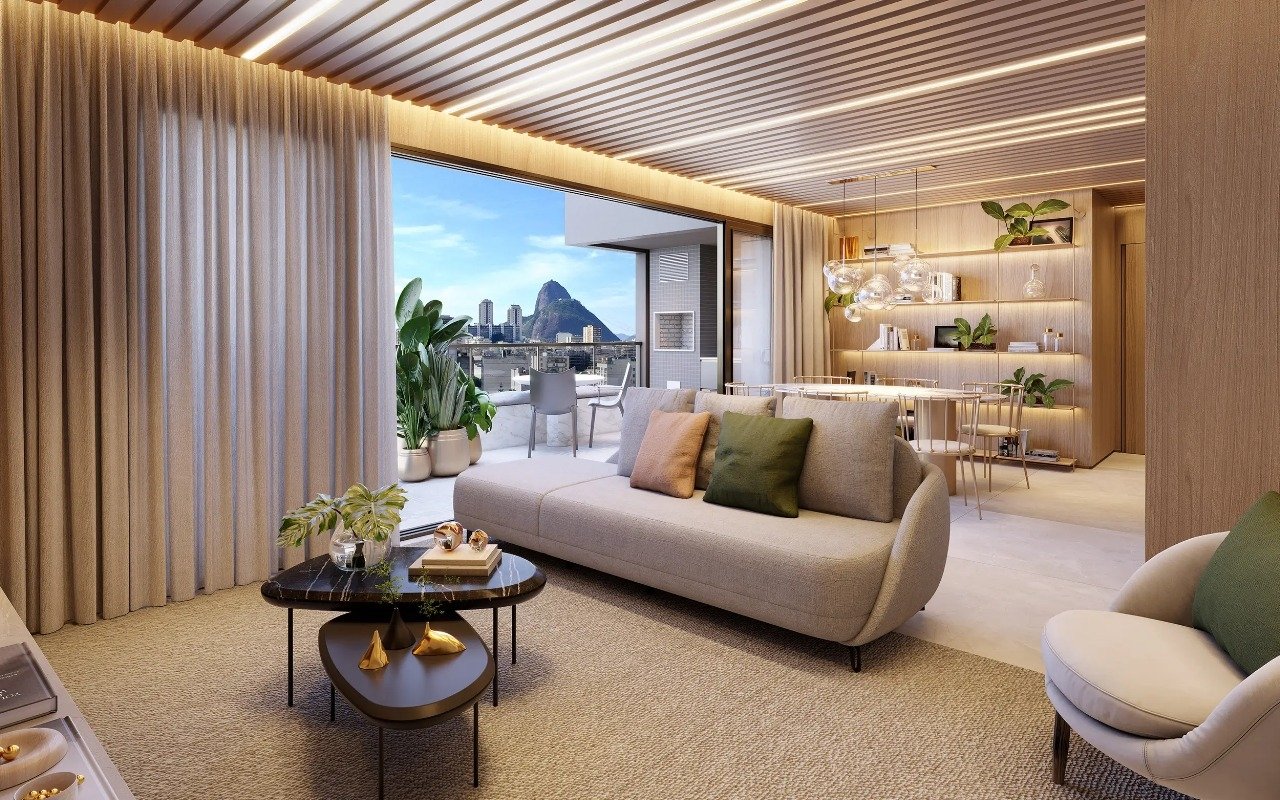 10 EXCELENTE APARTAMENTO DE FRENTE, LOCALIZADO EM PRÉDIO NOVO EM BOTAFOGO