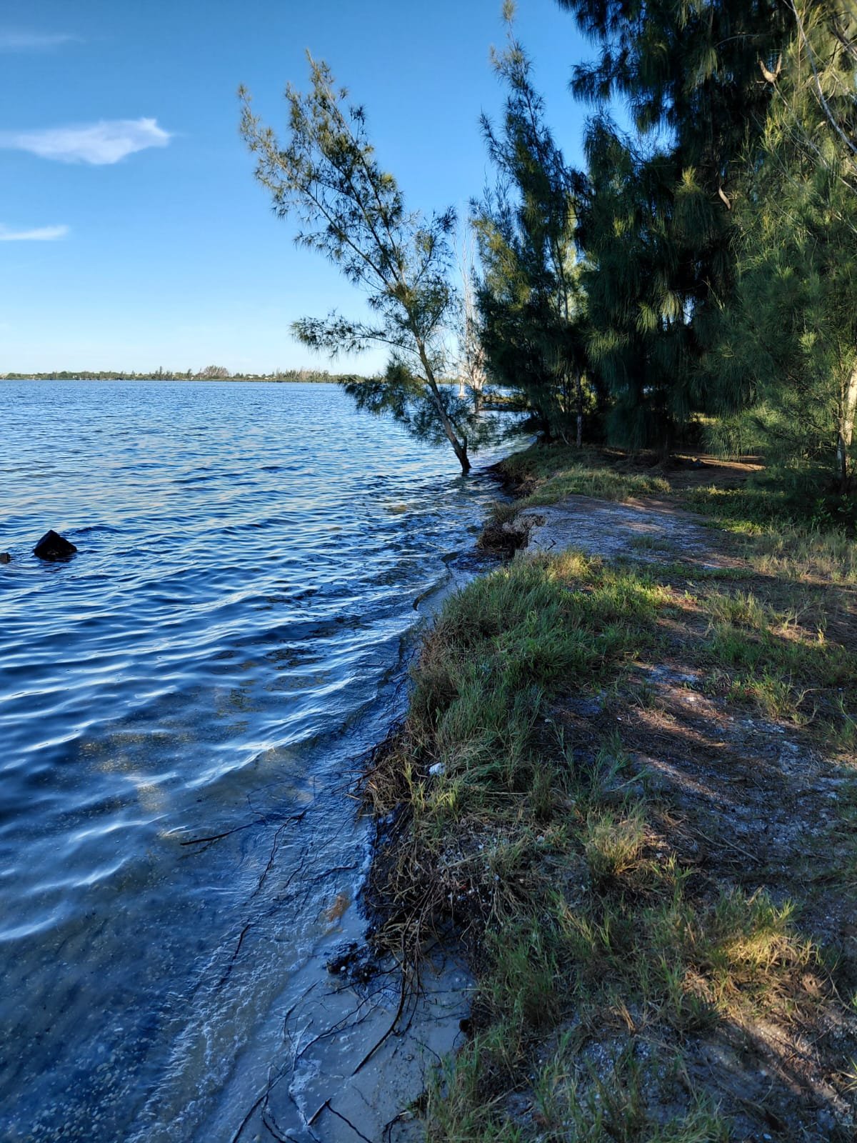 IMAGEM DA LAGOA PARALELA TERRENO NA BEIRA DA LAGOA NA PRAIA SECA EM ARARUAMA DE 450M² TOTALMENTE PLANO