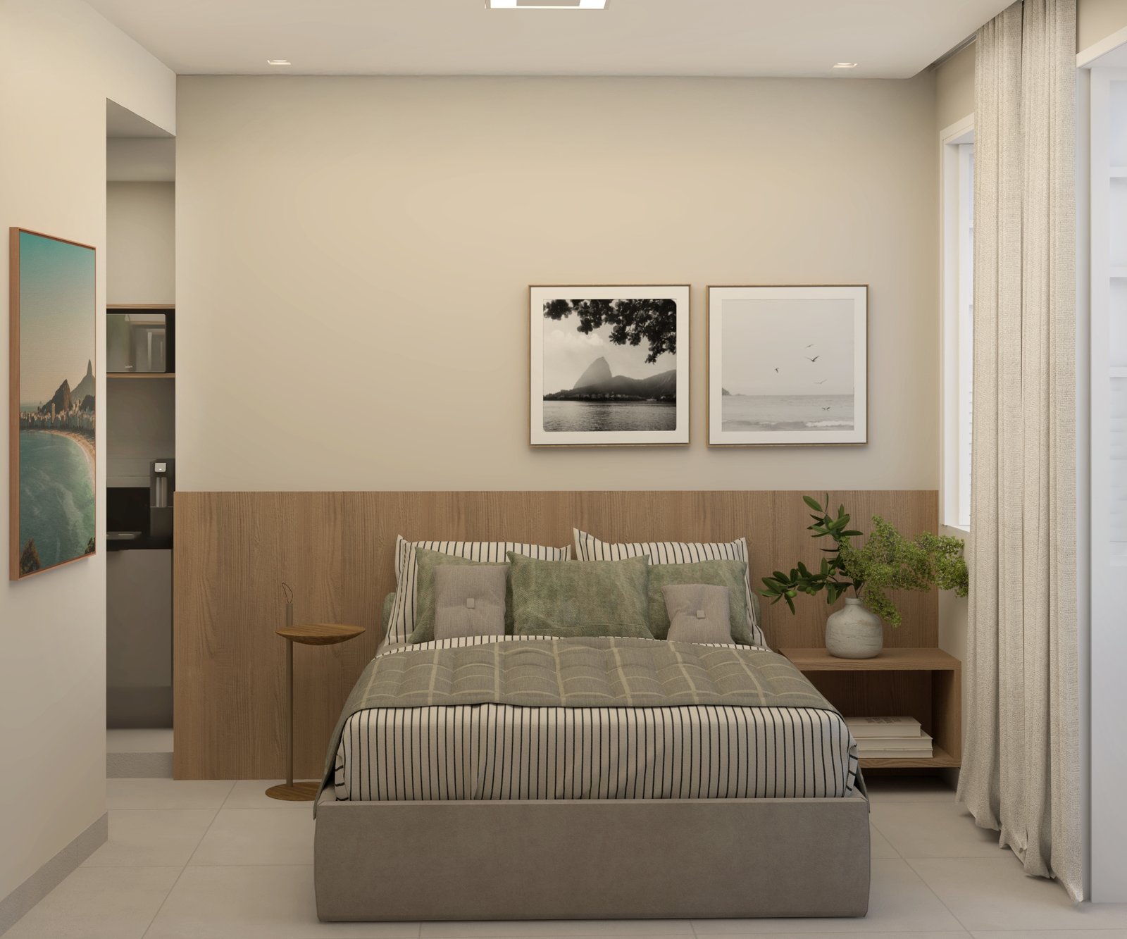 quarto 02 1 LANÇAMENTO BOTAFOGO! DOUBLE STUDIO NA RUA BAMBINA – 100% MOBILIADO – ALTO POTENCIAL