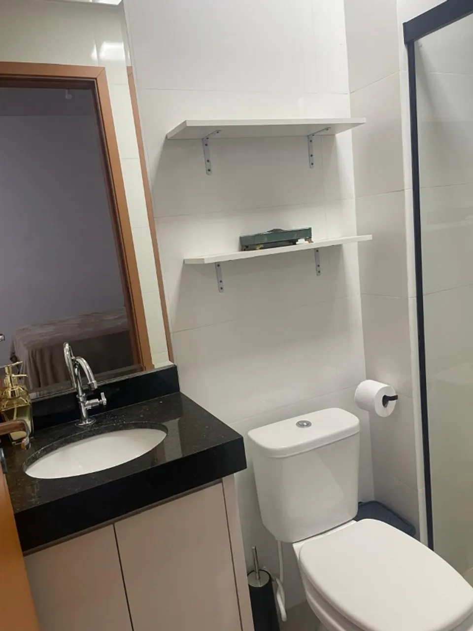 banheiro LINDO STUDIO TOTALMENTE MOBILIADO PARA ALUGAR NO CENTRO DO RIO